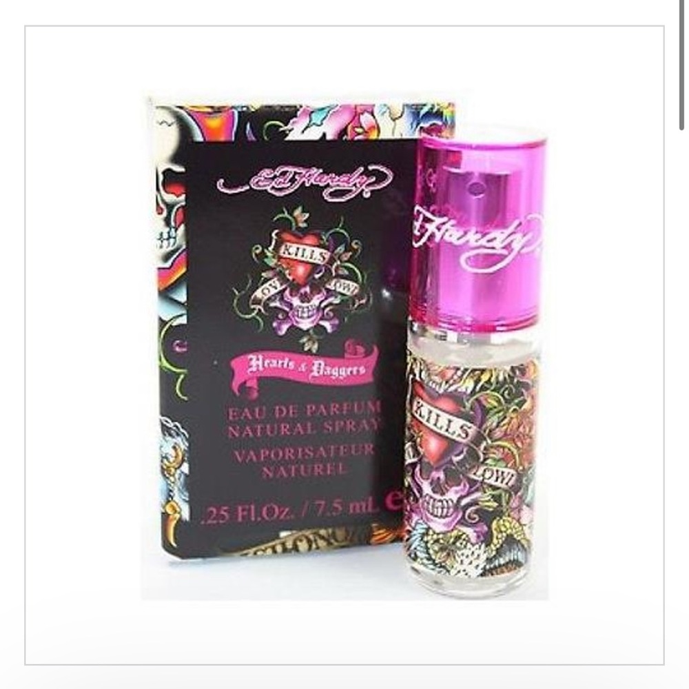 Ed Hardy Love Kills Slowly - Hearts & Daggers By Christian Audigier .25 Oz Mini